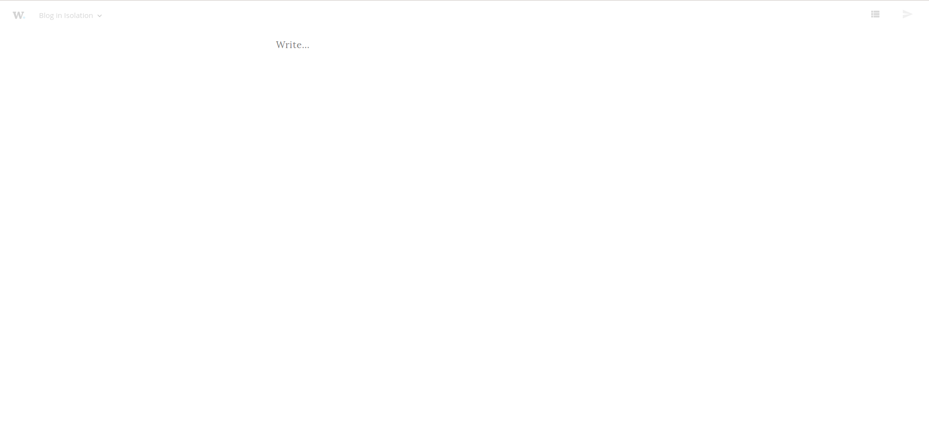 Write.as minimal write.as minimal