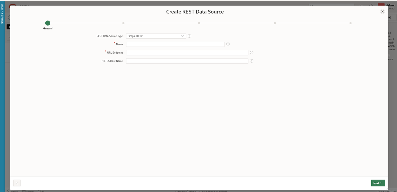 Create REST Data Source