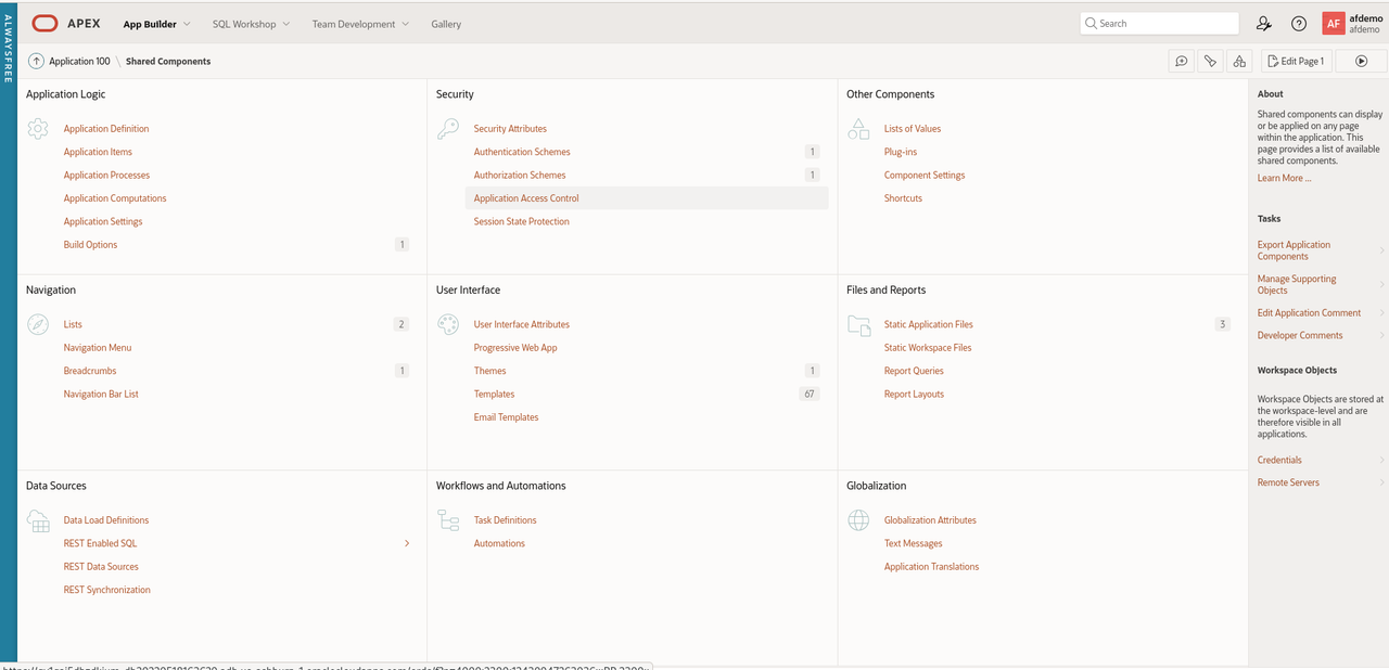 Shared Components Shared Components