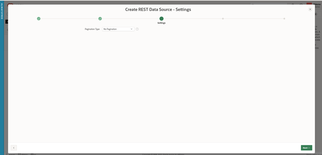 REST Data Source Pagination REST Data Source Pagination