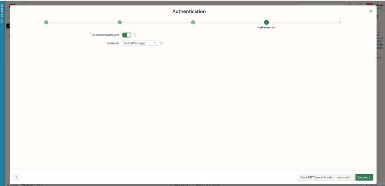 REST Data Source Auth