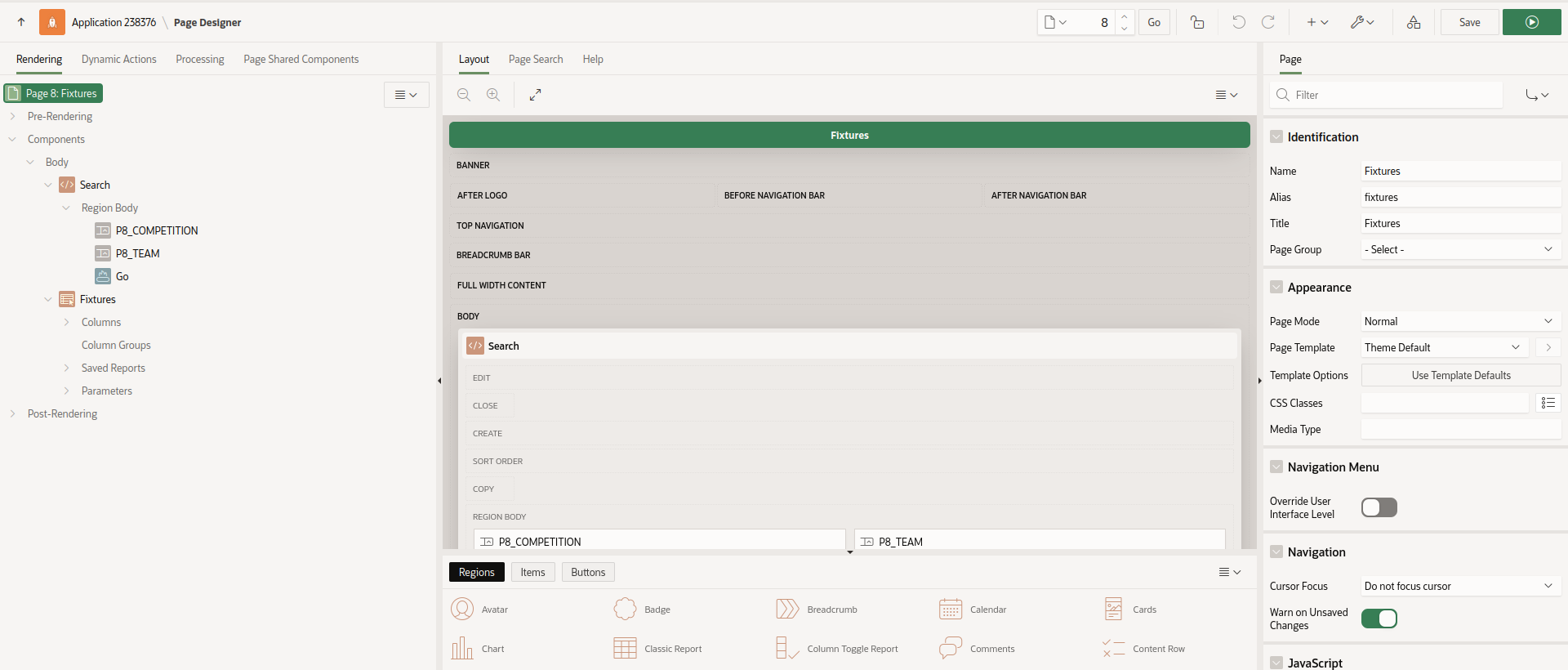 Fixtures validation