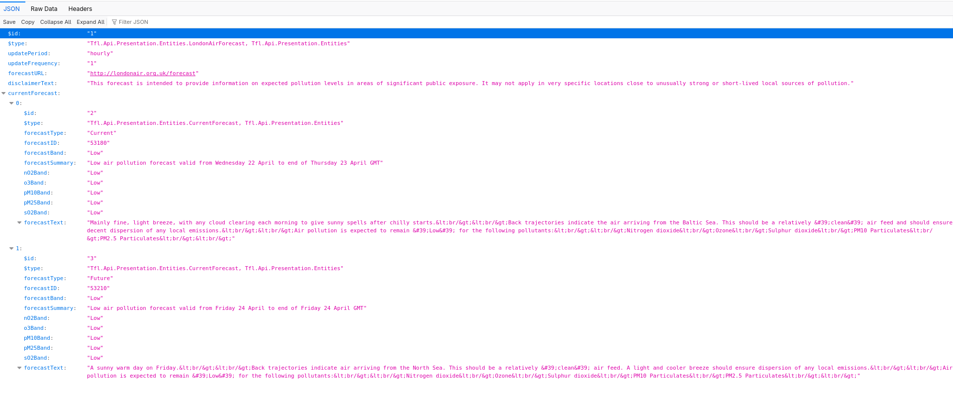 Air Quality - Firefox